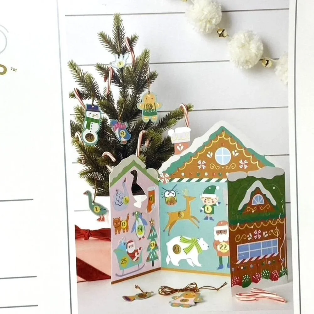 Target Gingerbread House Paper Kid's Activity Christmas Advent Calendar - Wonder